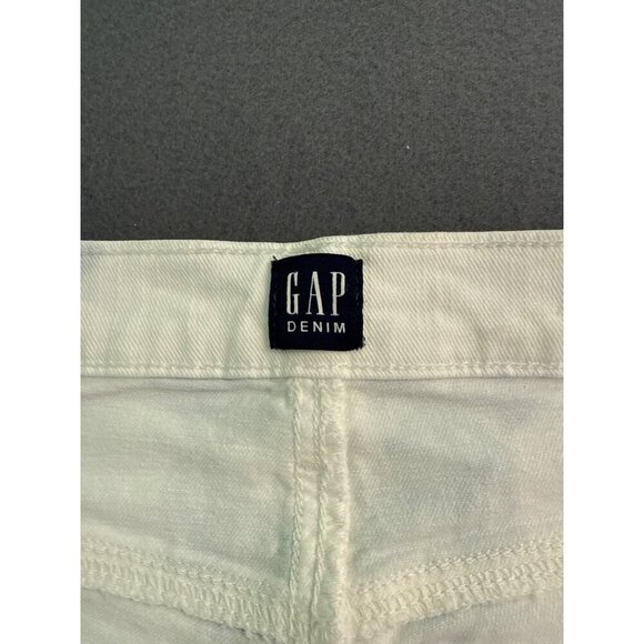 Gap Denim Womens Tie-Dye White & Light Blue True Skinny Jeans Size 10/30 - Picture 5 of 10